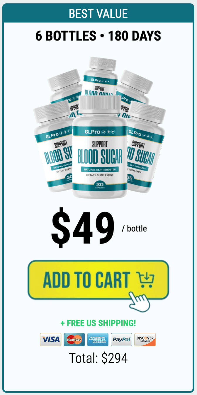 GLPro buy now 6 bottles